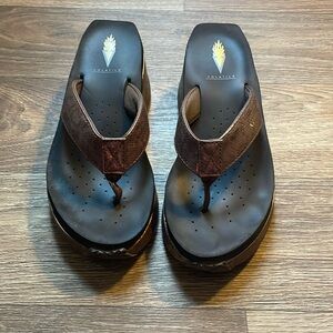 Volatile wedge sandals